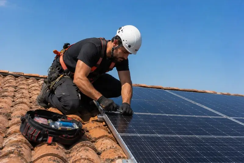 Maintenance et monitoring de panneaux solaires à Taupont