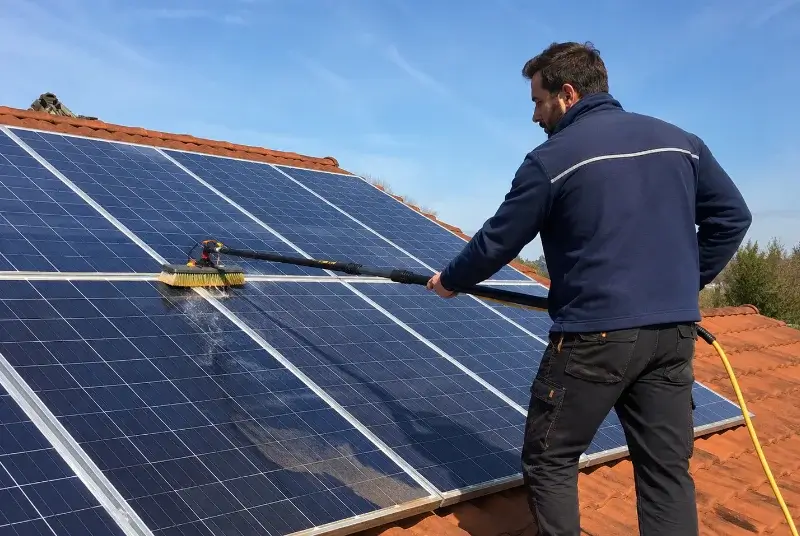 Nettoyage et entretien de panneaux solaires à Taupont